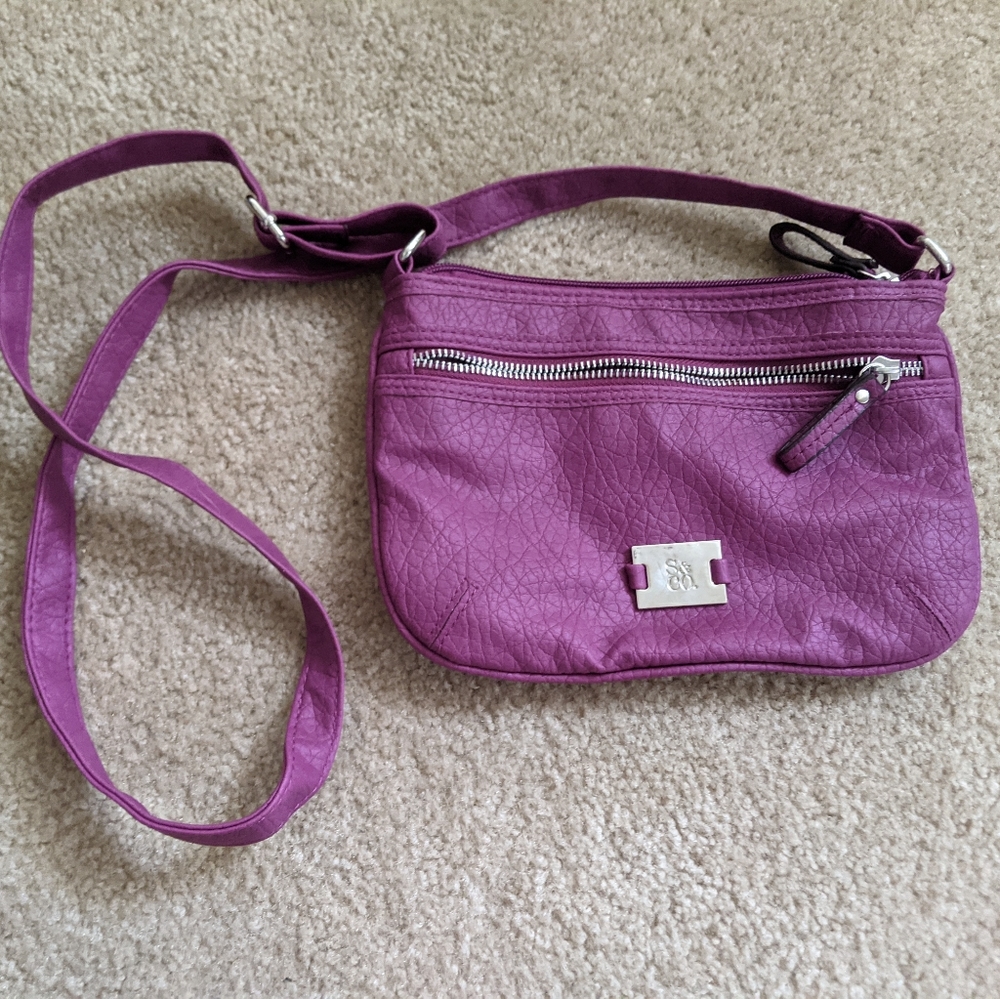 Pink crossbody purse